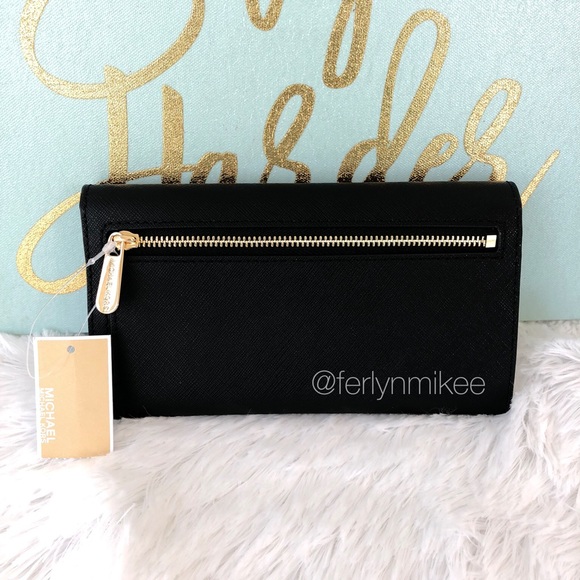 NWT Michael Kors Jet Set Travel Trifold Wallet - Picture 5 of 6